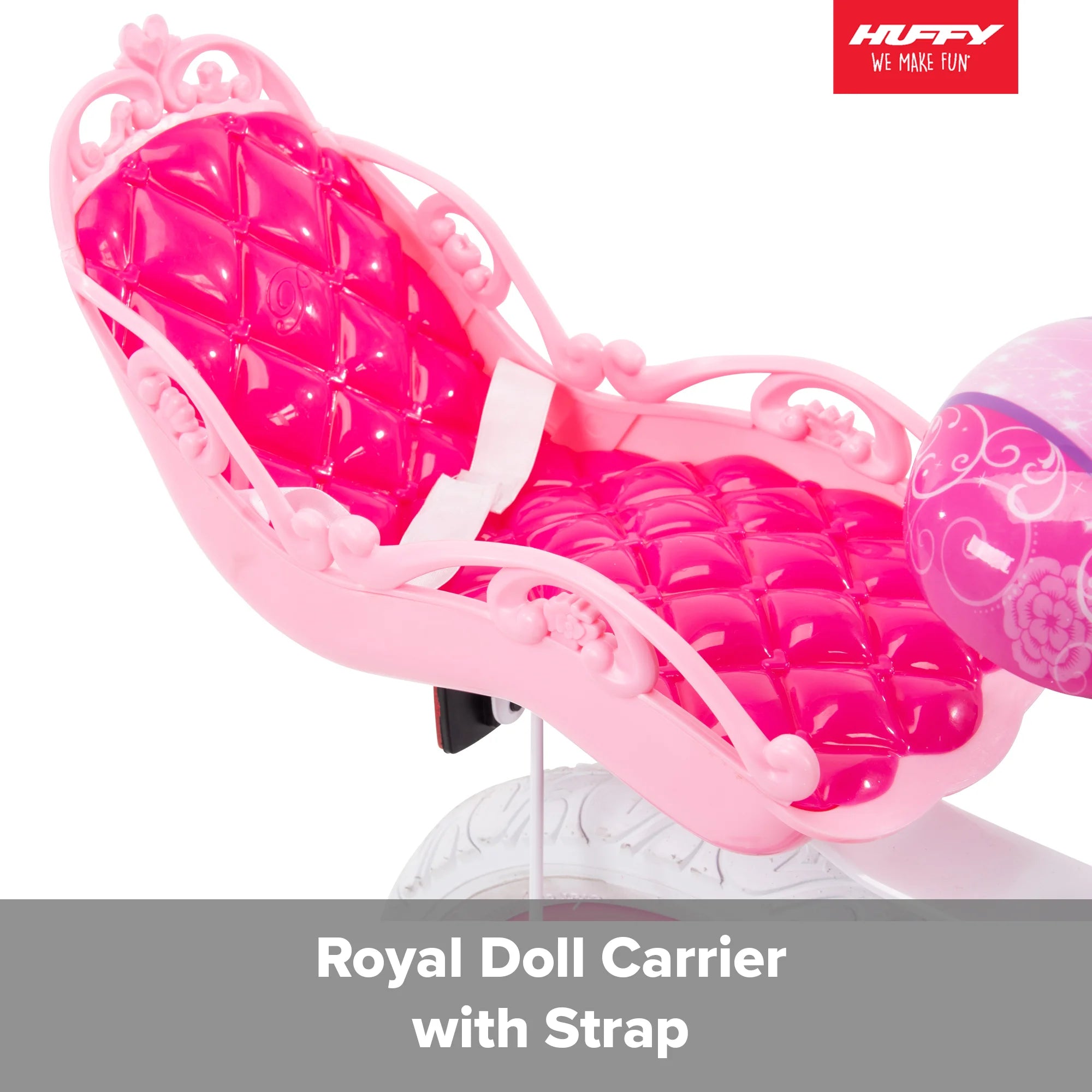 Princess Girls' 12" Bike with Doll Carrier by Huffy