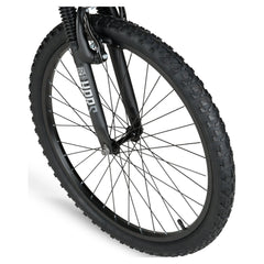 24" Hyper Bicycles Havoc Mountain Bike, Youth/Adult, Recommended Ages 10 - 14 Years Old, Black