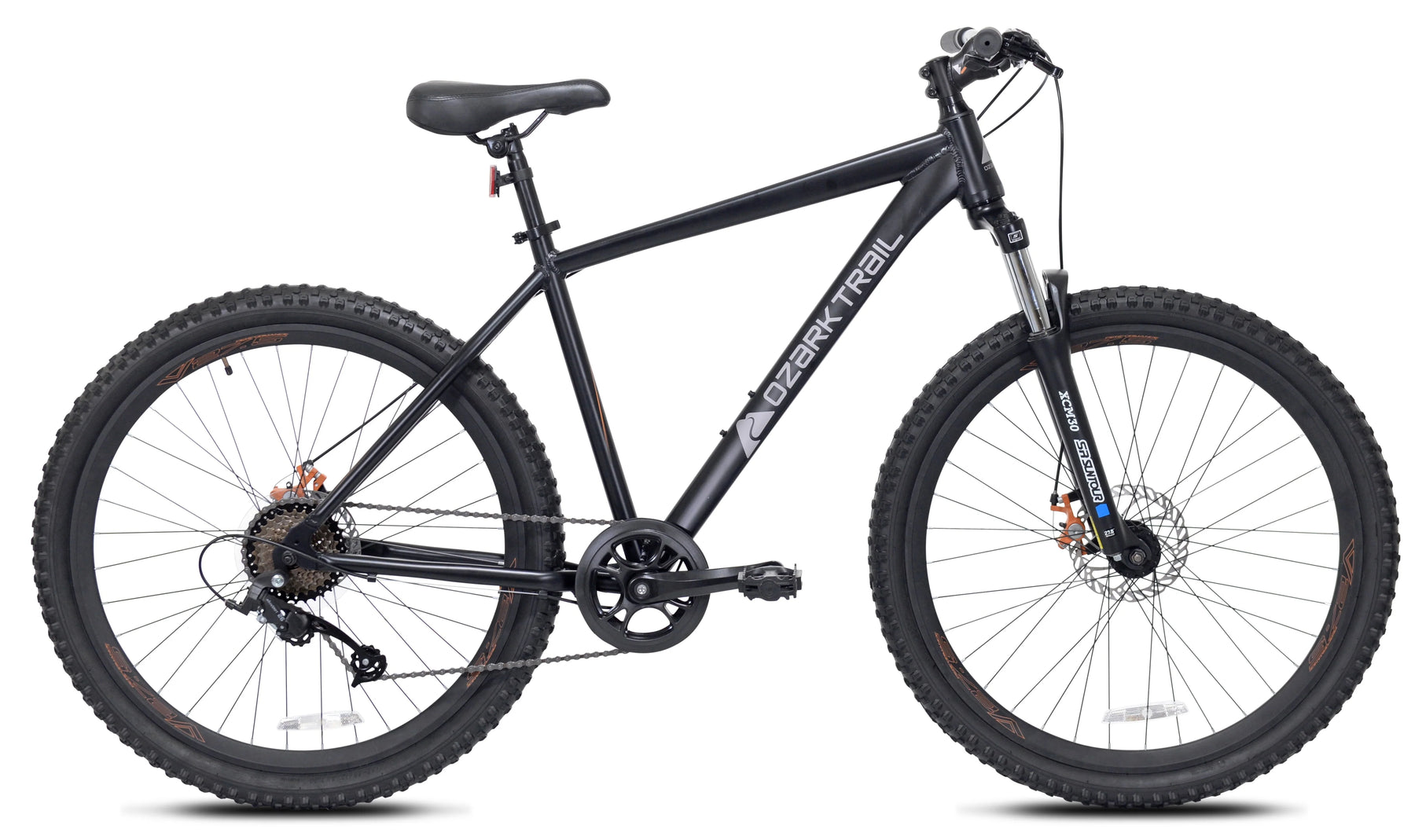 Ozark Trail 27.5" Vibe Mountain Bike, Medium Frame, Black, Adult, Unisex