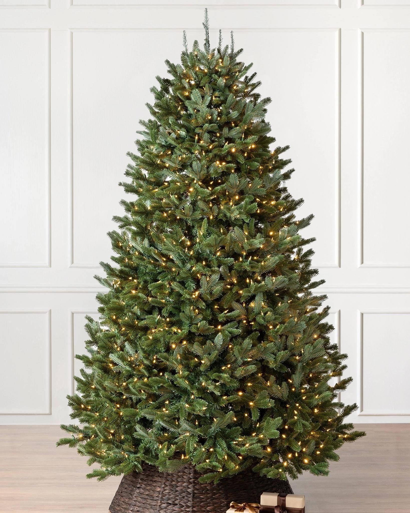 Balsam Hill 6.5ft Pre-Lit Fraser Fir Artificial Christmas Tree with LED Candlelight Clear Lights