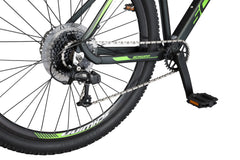 29 - In. Boundary Mens Mountain Bike, Black and Green