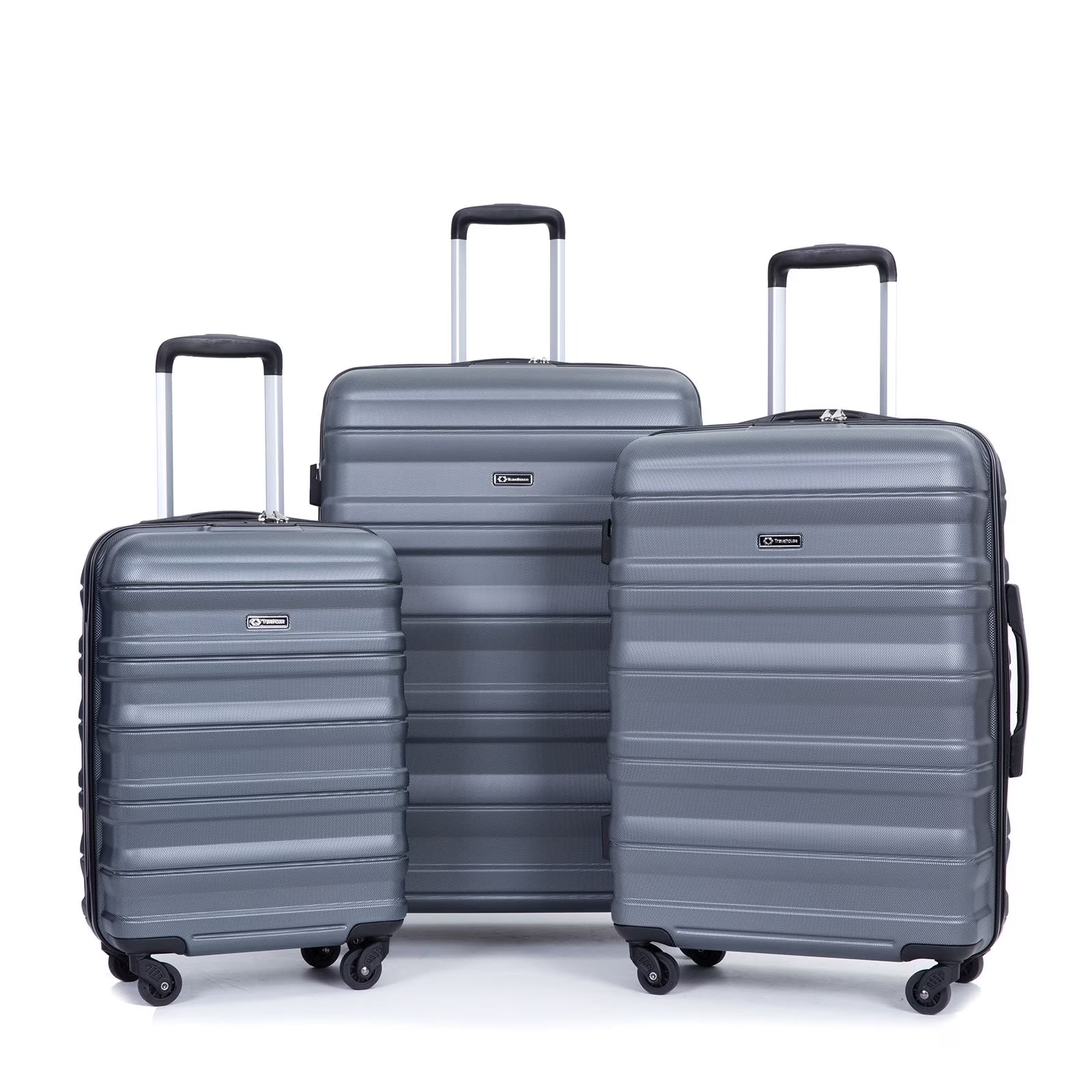 Tripcomp Hardside Luggage Set 3 - Piece Set (21/25/29) Lightweight Suitcase 4 - Wheeled Suitcase Set(Purple)