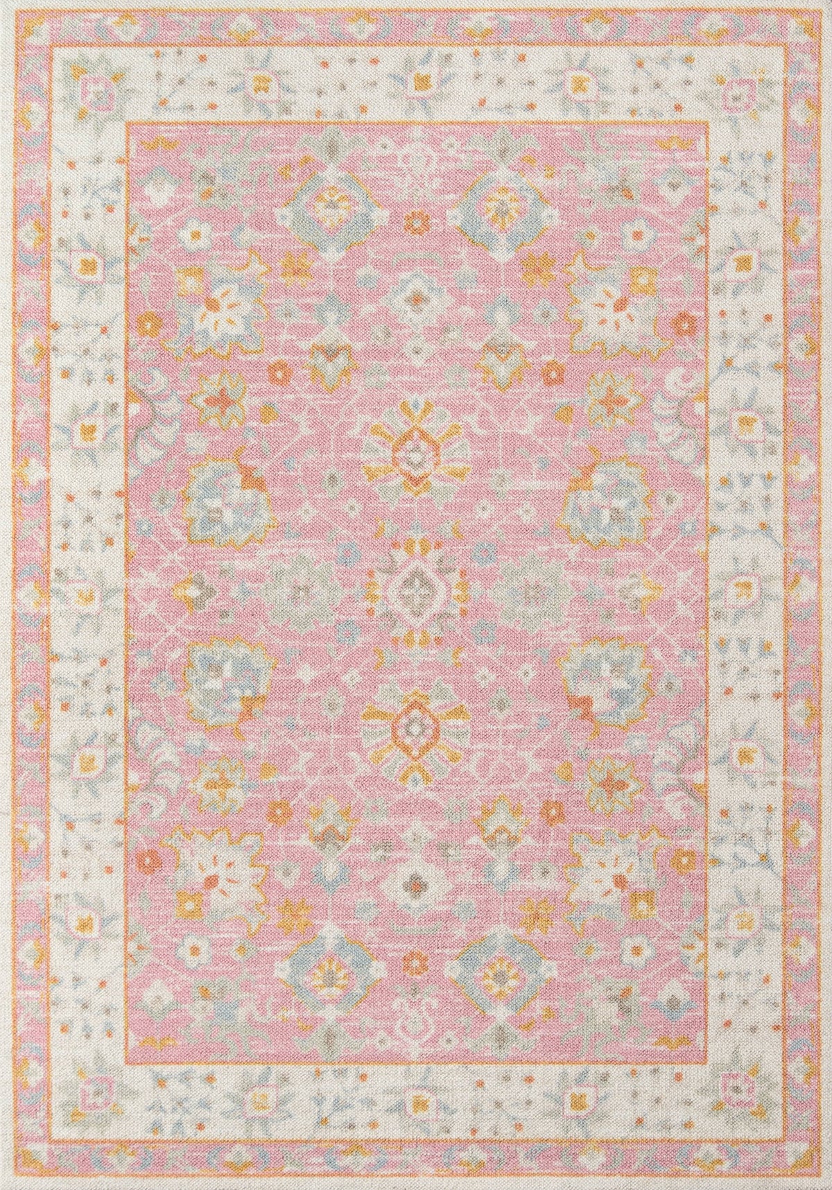 Momeni Anatolia ANA-8 Pink Area Rug 6'6" x 9'