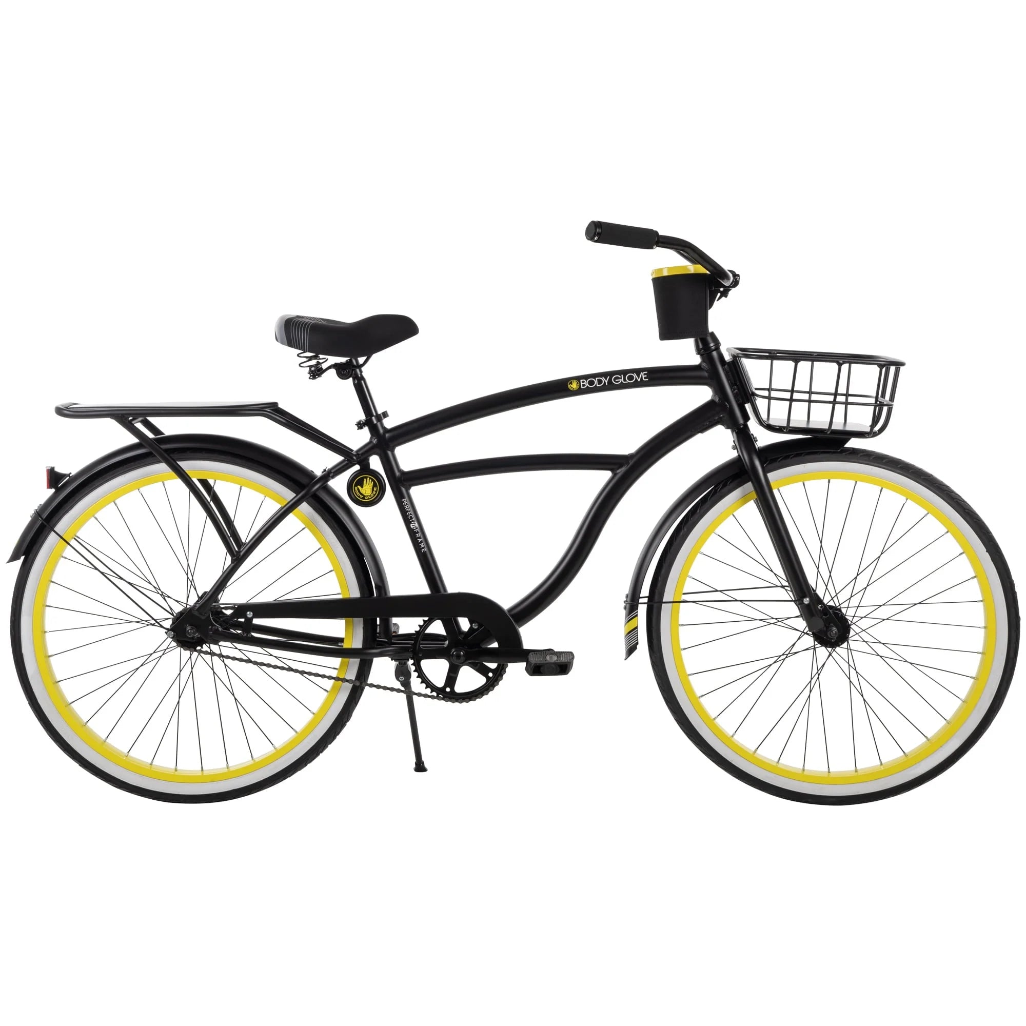 Body Glove 26 in Mens Beach Cruiser Bike, Black, by Huffy