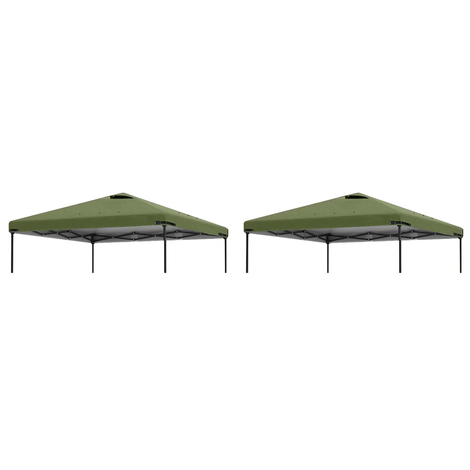 Home Decor 2pcs 10x10ft Replacement Cover Tier Gazebo Roof Sunshade Outdoor Cover Sunshade Patio Pavilion Protective Cover