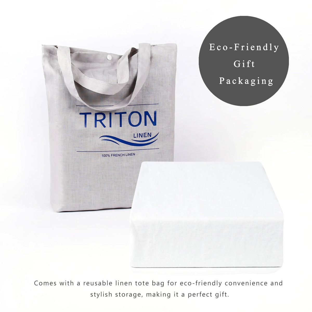 100% Pure Linen Duvet Cover with Button Closure and Corner Ties Soft & Breathable - Natural Full/Queen