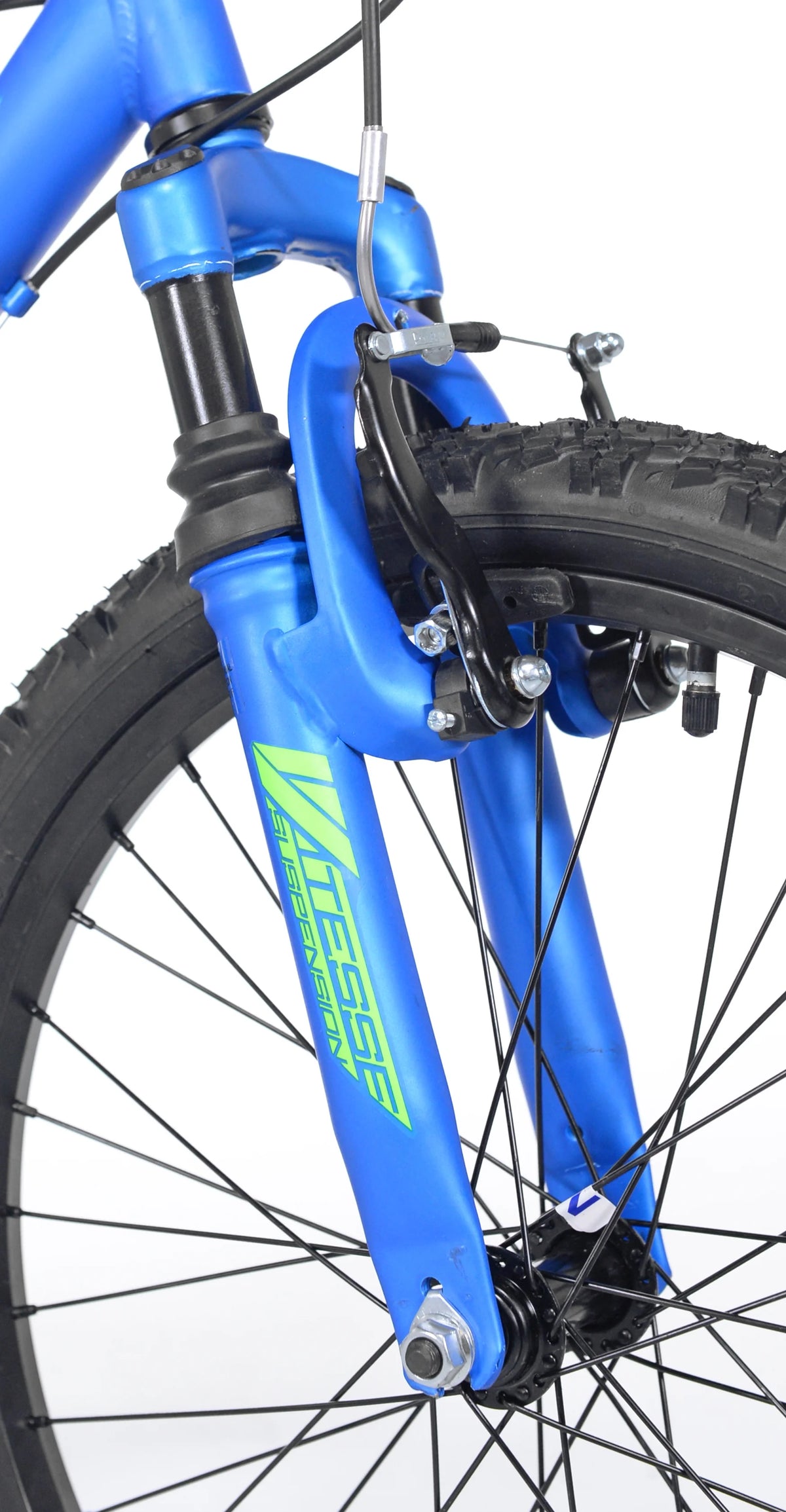 20" Crossfire 6 - Speed Boy'S Mountain Bike, Blue/Green