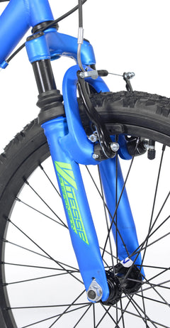 20" Crossfire 6 - Speed Boy'S Mountain Bike, Blue/Green