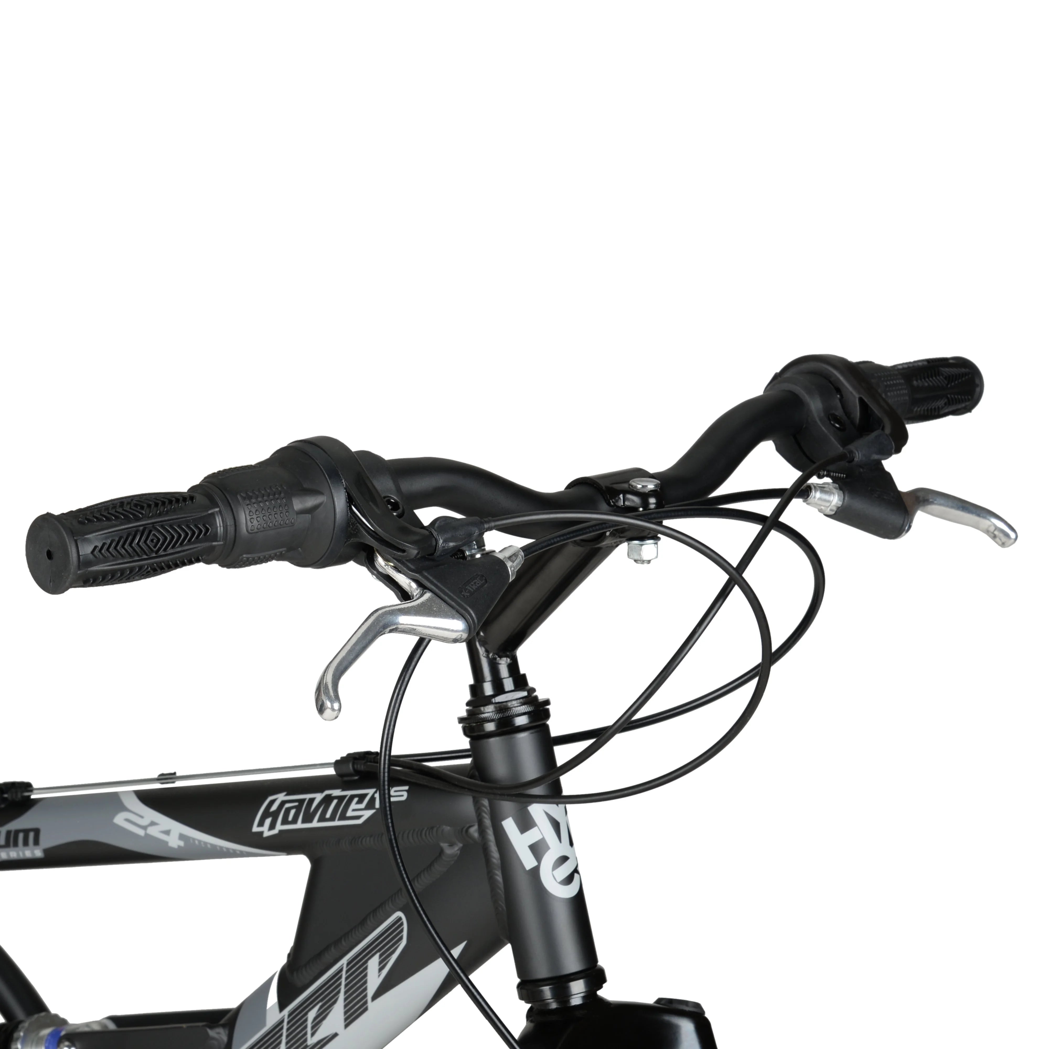 24" Hyper Bicycles Havoc Mountain Bike, Youth/Adult, Recommended Ages 10 - 14 Years Old, Black