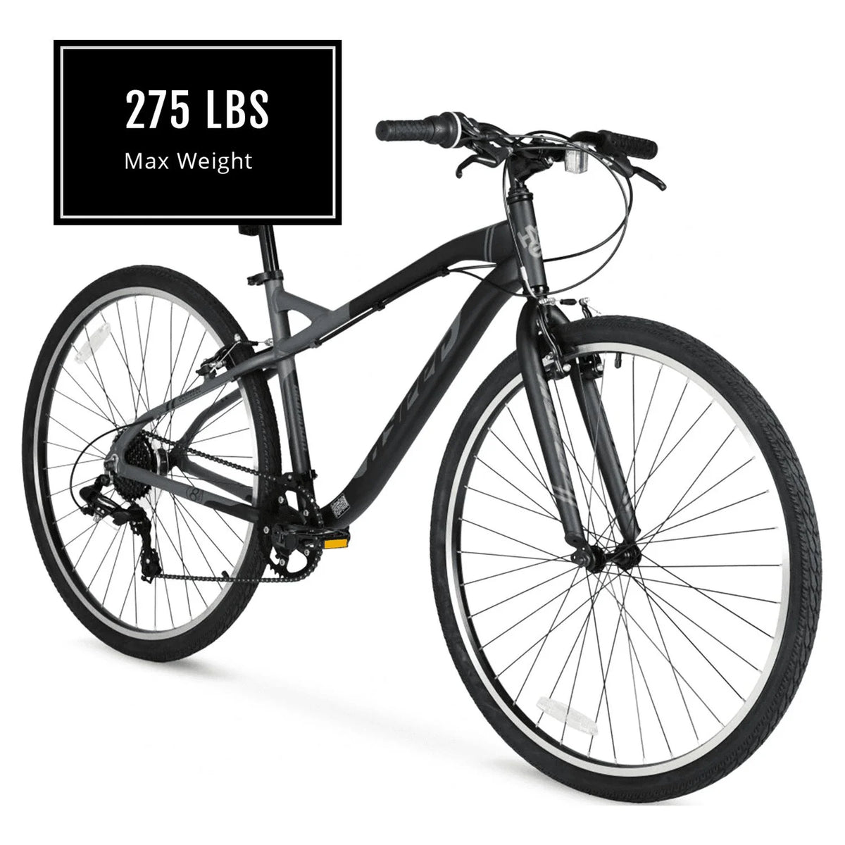 700c Hyper Bicycles Urban Bike for Adults, Gray, Character Group: Urban