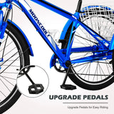 MOPHOTO 7 Speed 27.5" Adult Mountain Tricycle, Exercise Men'S Women'S Bicycle, 3 Wheel Cruiser Bike