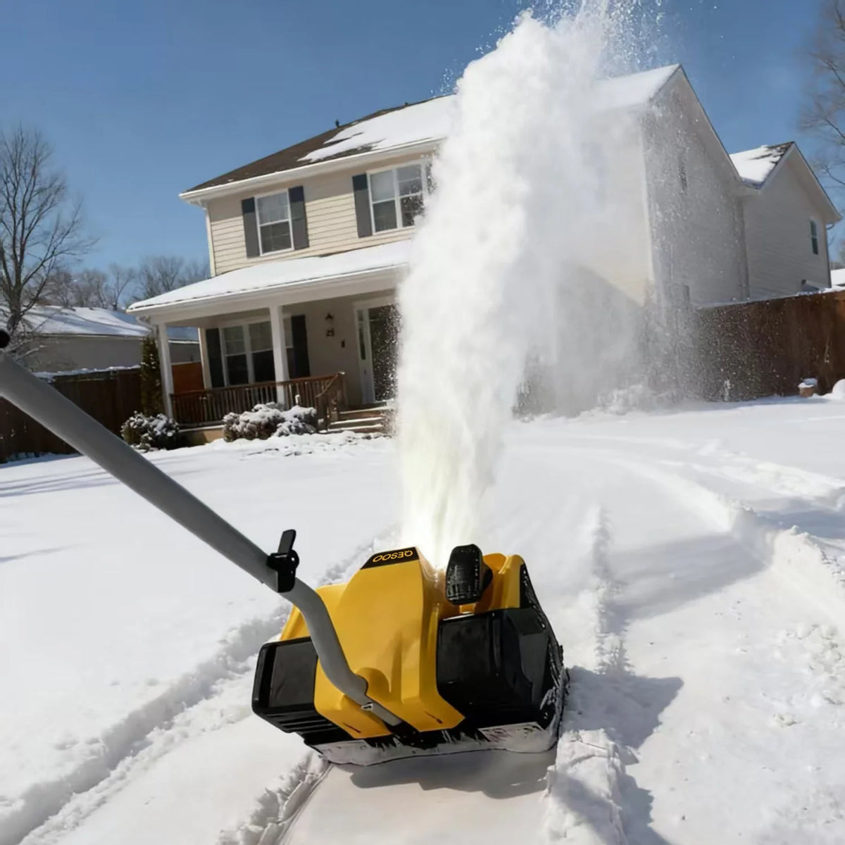 12" Cordless Snow Shovel Compatible with Dewalt 20V MAX Battery(Tool Only)