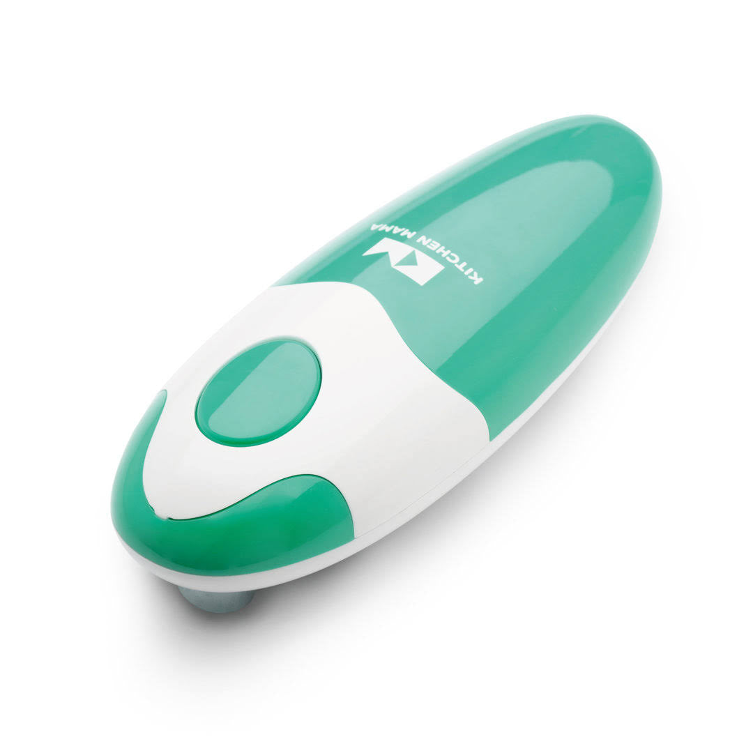 Kitchen Mama Electric Can Opener: Portable Battery Powered Automatic Smooth Edge Can Opener