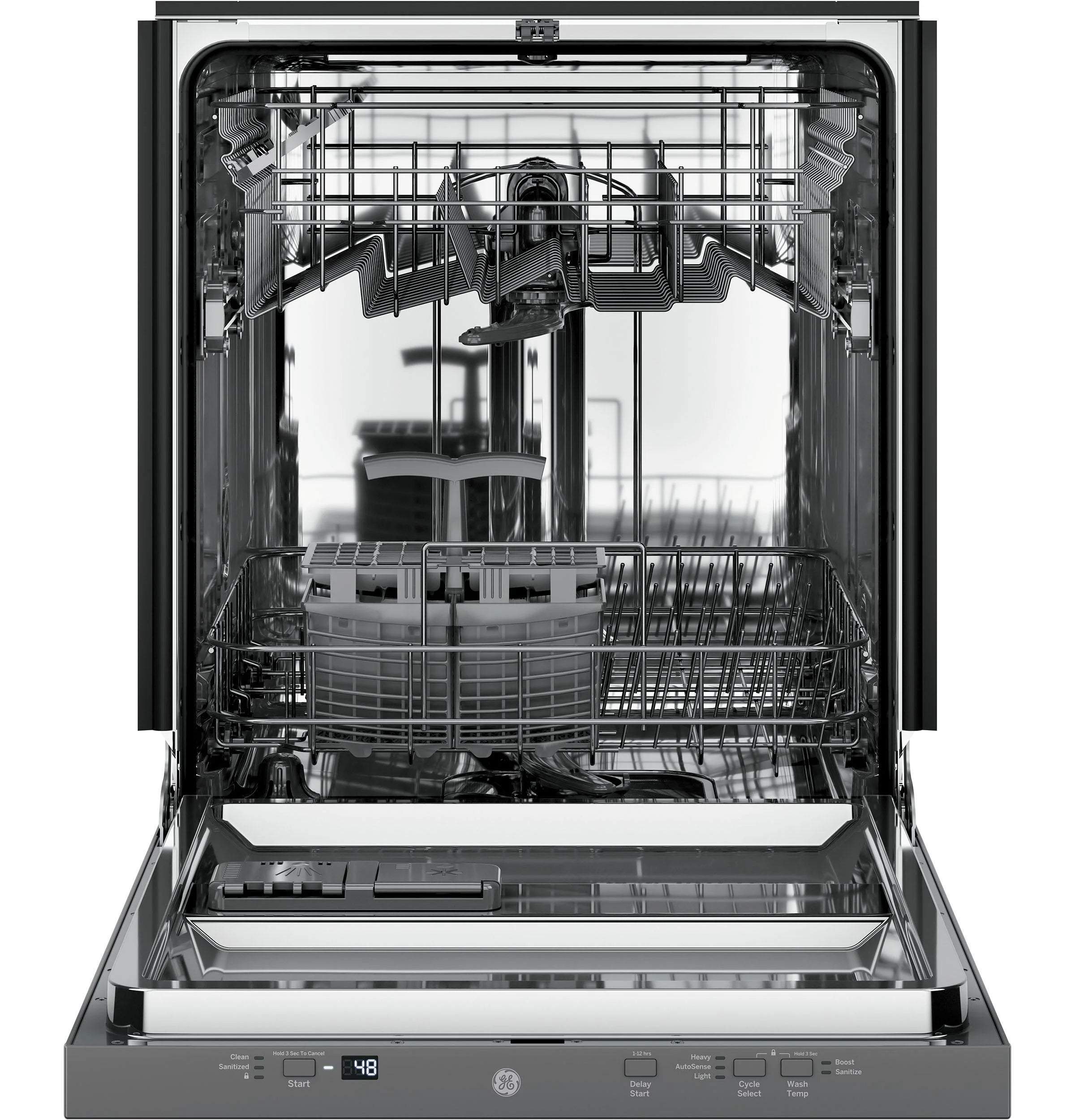 GE Appliances GDT225SSLSS 24 in Built in Fully Integrated Dishwasher Stainless Steel