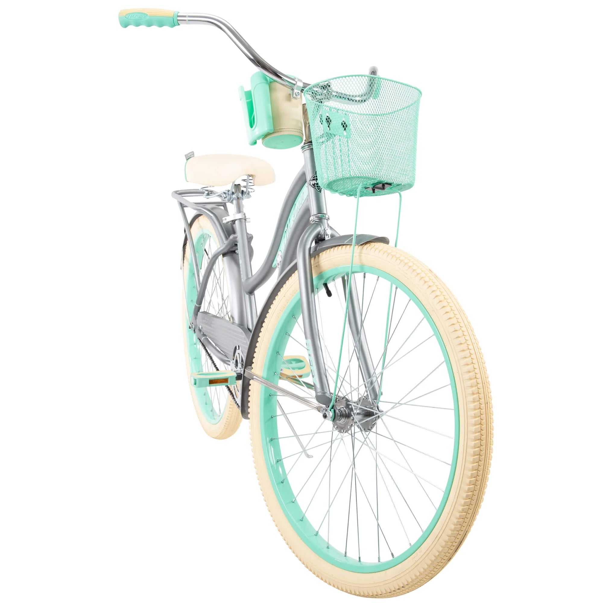 Nel Lusso Classic Cruiser Bike with Perfect Fit Frame, Women'S, Gray, 26"