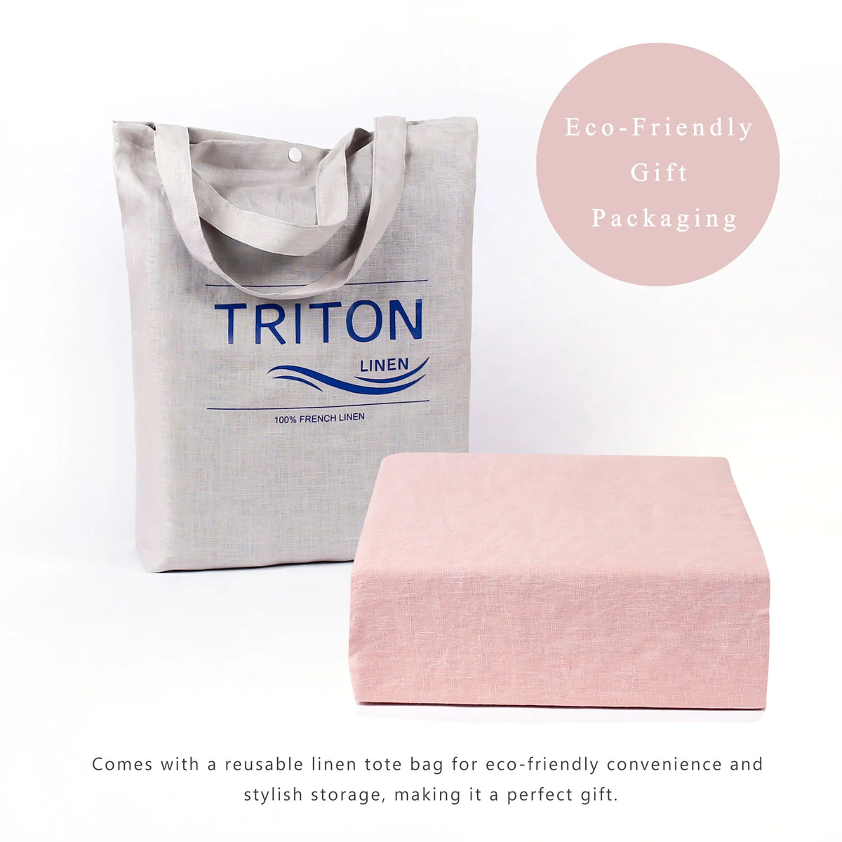 100% Pure Linen Duvet Cover with Button Closure and Corner Ties Soft & Breathable - Natural Full/Queen