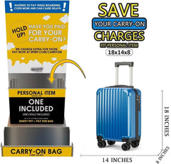 Personal Item Suitcase 18x14x8 Inches Hardside Built in TSA Lock & USB Port Lightweight Luggage with Removable Silent Wheels Underseat Carry - on Bag for Spirit and Frontier and More (Blue)
