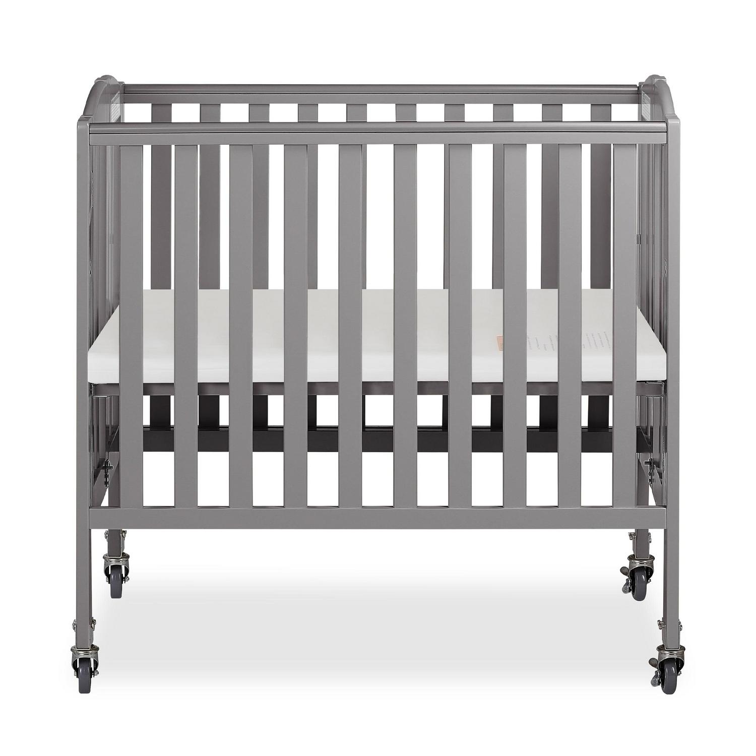 Dream on Me 3 - in - 1 Portable Crib Gray