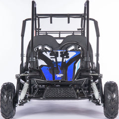 Mototec Mud XL 212cc 2 Seat Go Kart Full Suspension Blue