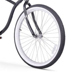 Firmstrong Urban Man 3 - Speed Men'S 26 in Beach Cruiser Riding Bike, Black