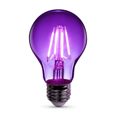 Feit Electric A19 Filament LED Bulb Purple 30W