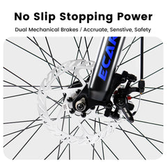 Mountain Bike 26 in Wheels, 21 - Speed Full Suspension Mens Womens Trail Commuter City Mountain Bike, Carbon Steel Frame Disc Brakes Thumb Shifter Front Fork Rear Shock Absorber Bicycles