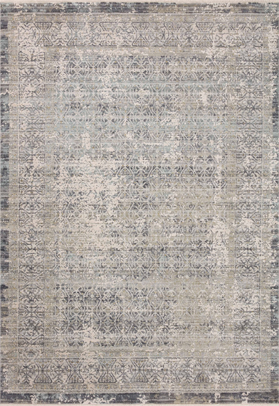 Loloi Amber Lewis Alie ALE-04 Area Rug, 7'10" x 10' - Sky/Stone