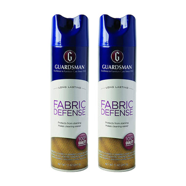 Guardsman Fabric Defense & Upholstery Protector Blocks Stains and Repels Liquid, Use on Microfiber, Rugs, Carpeting, Fabric Apparel, Easy Clean,