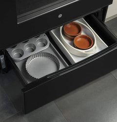 GE Appliances JB258DMBB 30 in Electric Freestanding Range Black