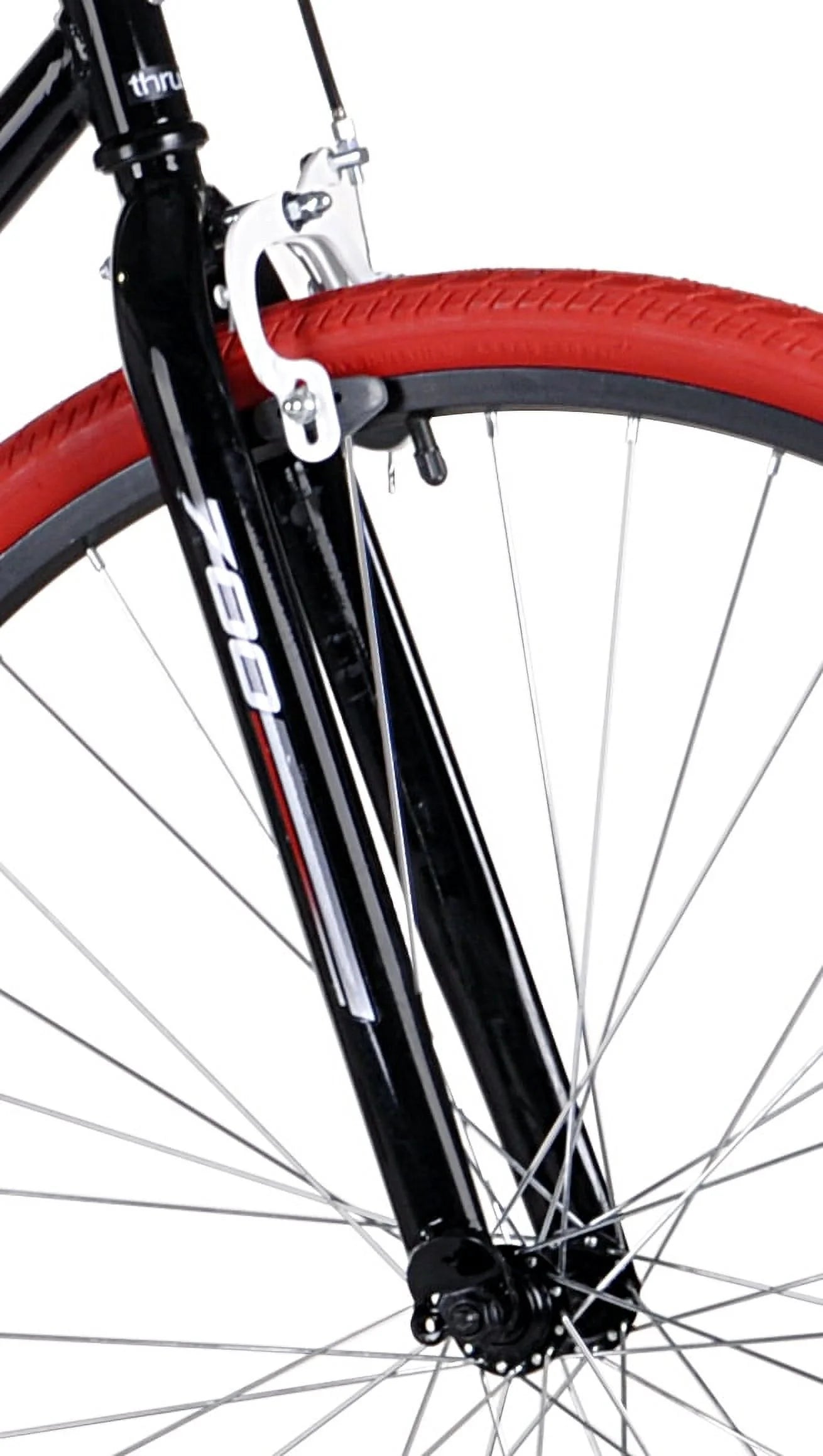 700c Kent Fixie Men'S Bike, Adult, Ages 13 and up, Black/Red