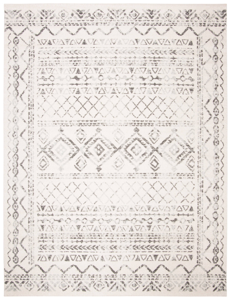 Safavieh Tulum Rug Collection TUL268A - Ivory / Grey - 3' x 3' Round