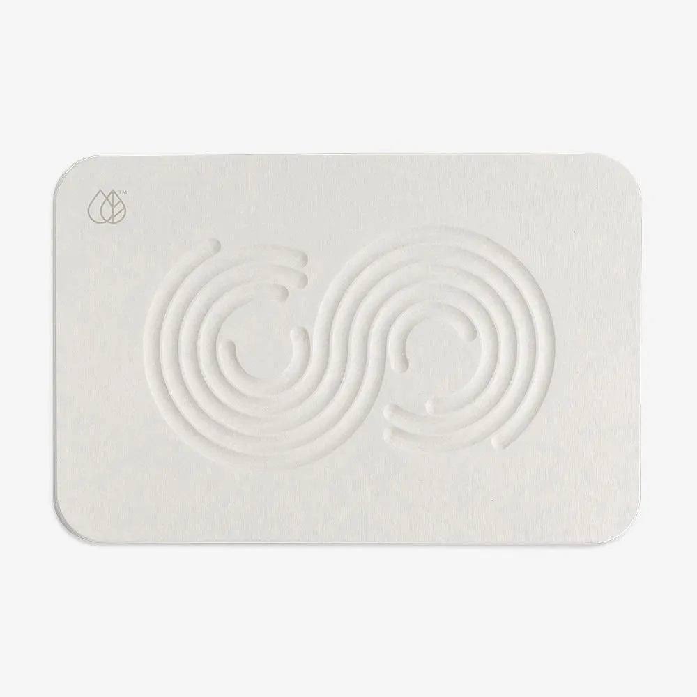 Dorai Home Bath Stone ÿ Luxury Diatomite Stone Bath Mat ÿ Instantly Removes Water ÿ Non-Slip Surface ÿ Modern and Stylish Design ÿ Zen Sandstone