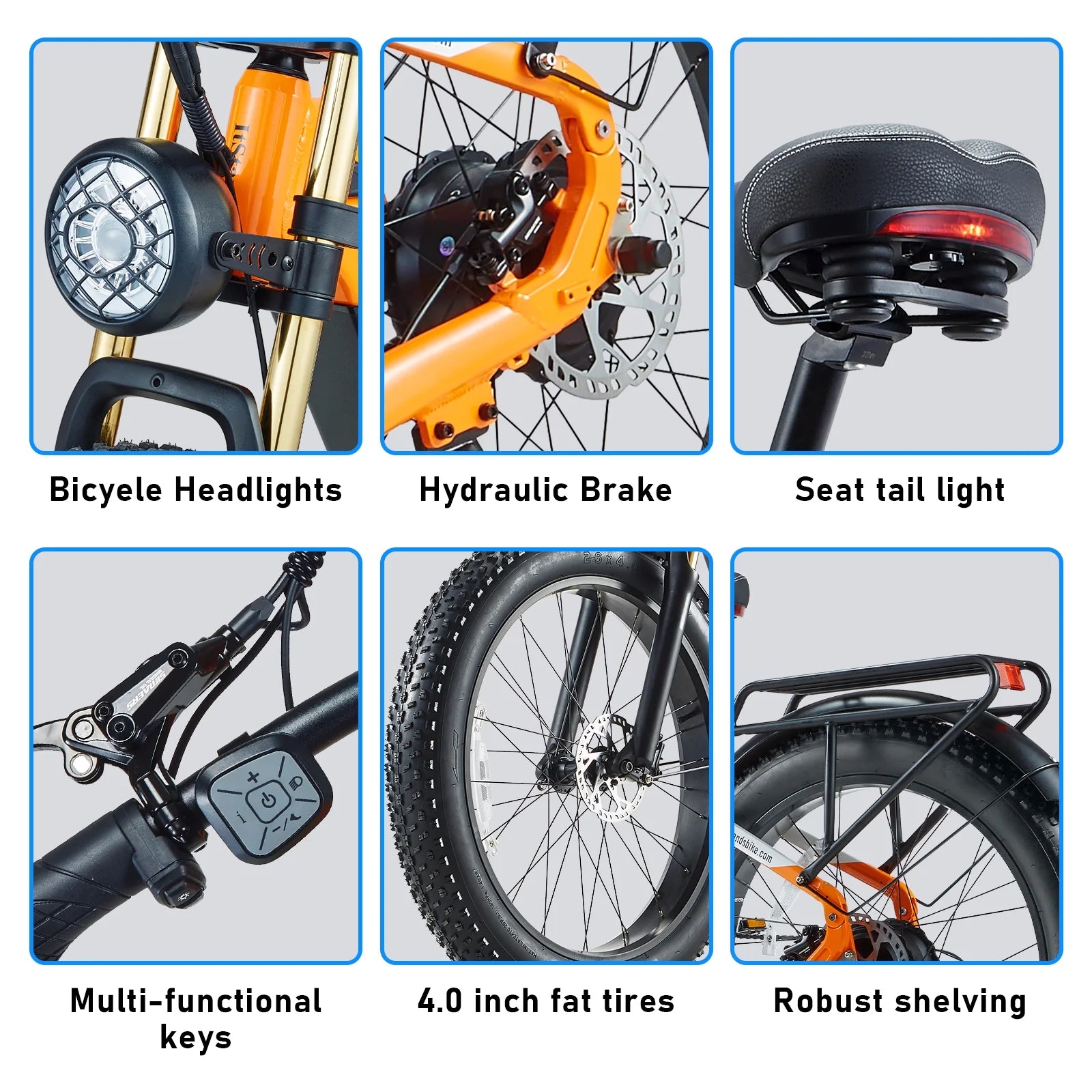 Electric Bike for Adults 26'', 1000W E - Mountain Bike 48V 30/20ah UL2849 Removable Battery, Fat Tire Ebike up to 30MPH Off Road Beach Snow Electric Bicycles Full Suspension & Dual Hydraulic Disc Brakes