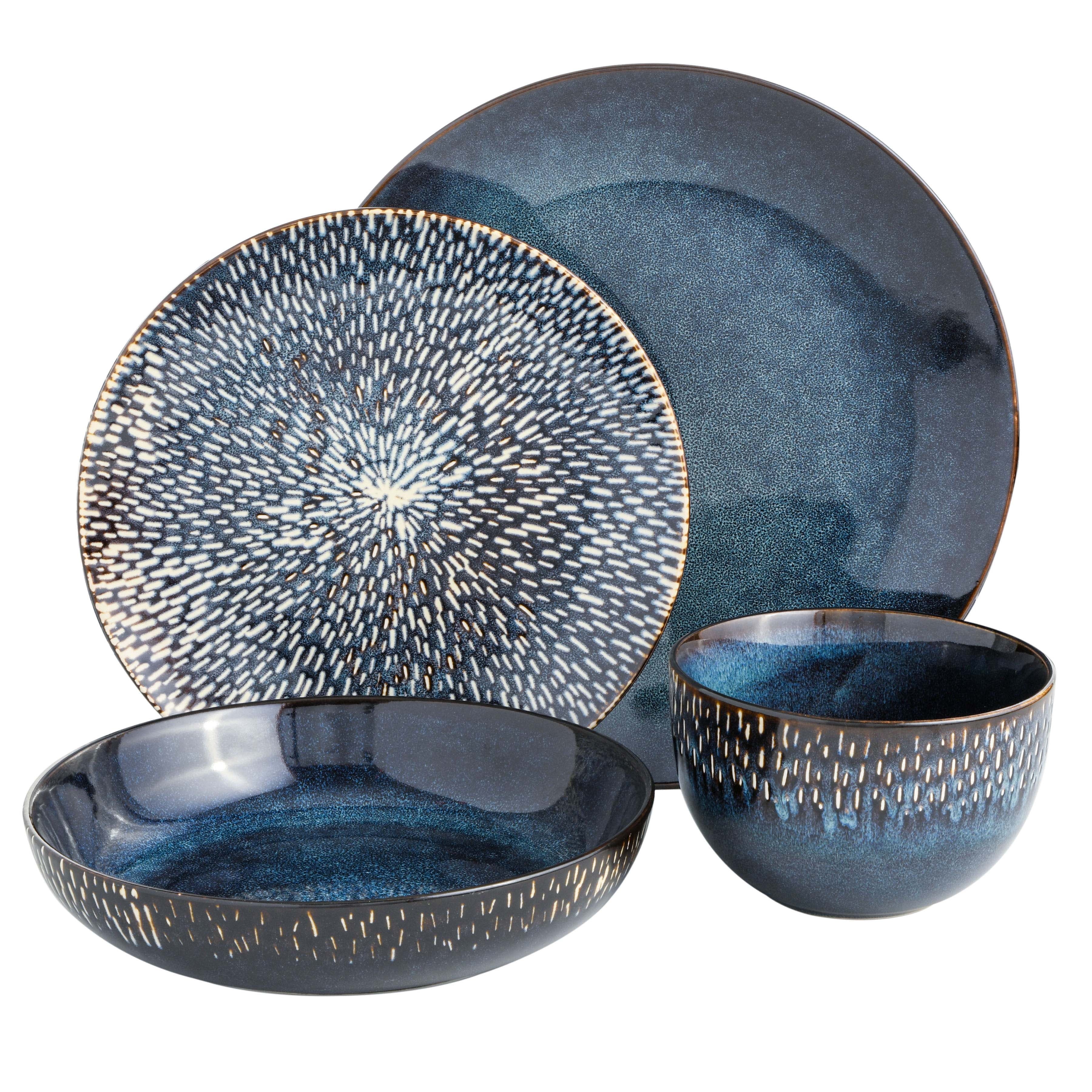 Gibson Elite Matisse 16 - Piece Dinnerware Set - Taupe
