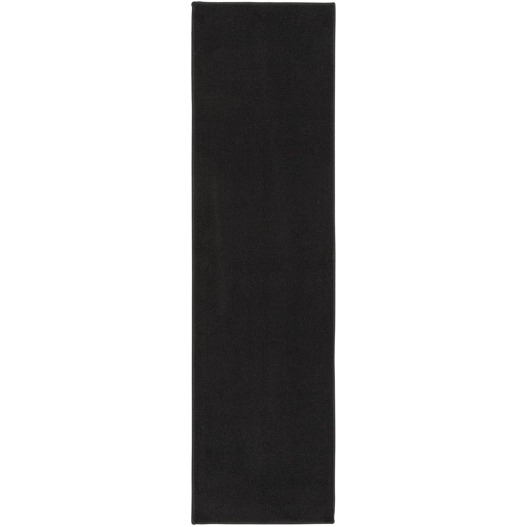 Walmart Mainstays Titan Durable Indoor Runner Rug - Black - Runner 20 x 72 Each