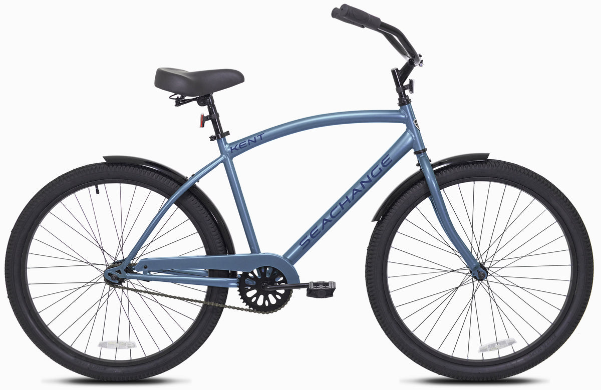 27.5" Kent Bicycles Male Sea Change Beach Cruiser Bike, Metallic Blue, Ages 13+