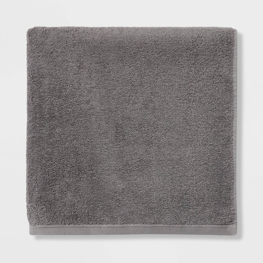 Oversized Everyday Bath Towel Dark Gray - Room Essentials