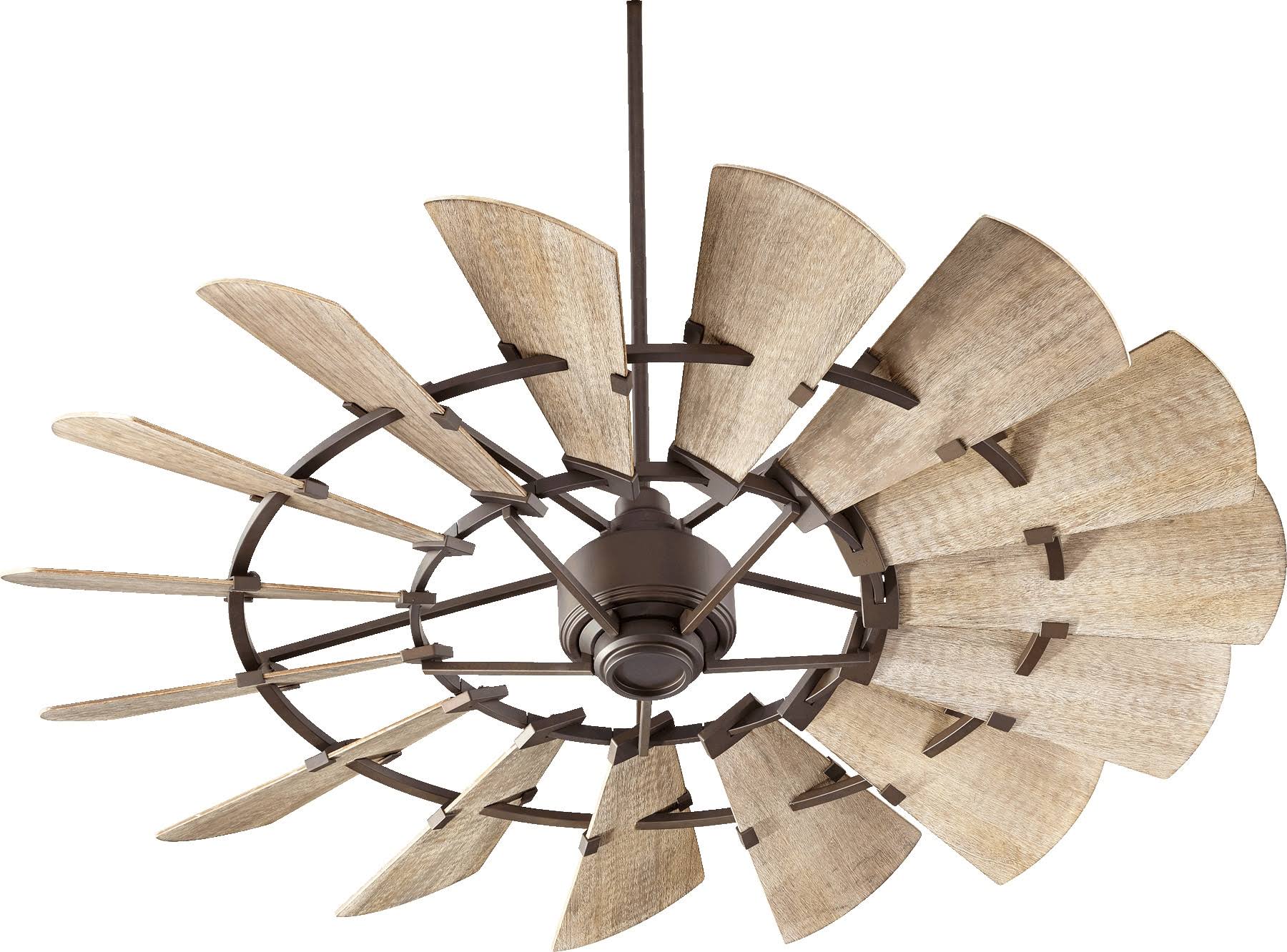 Quorum Windmill 60" Ceiling Fan - Oiled Bronze - 96015-86
