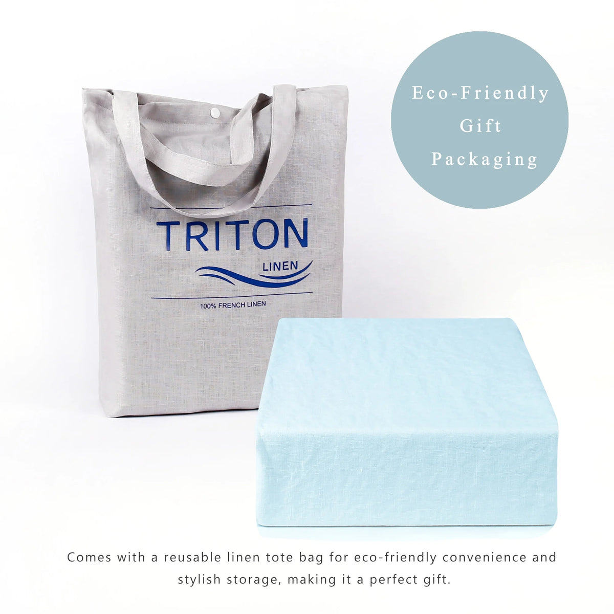 100% Pure Linen Duvet Cover with Button Closure and Corner Ties Soft & Breathable - Natural Full/Queen