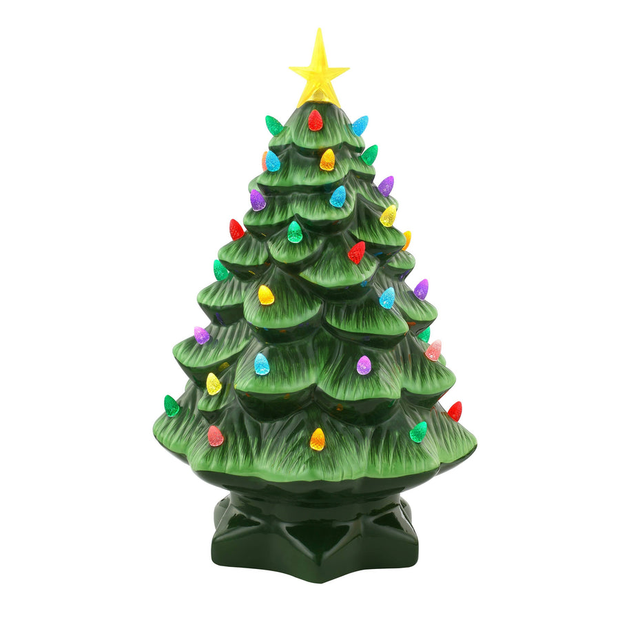 Mr. Christmas 14" Nostalgic Christmas Tree ,Green