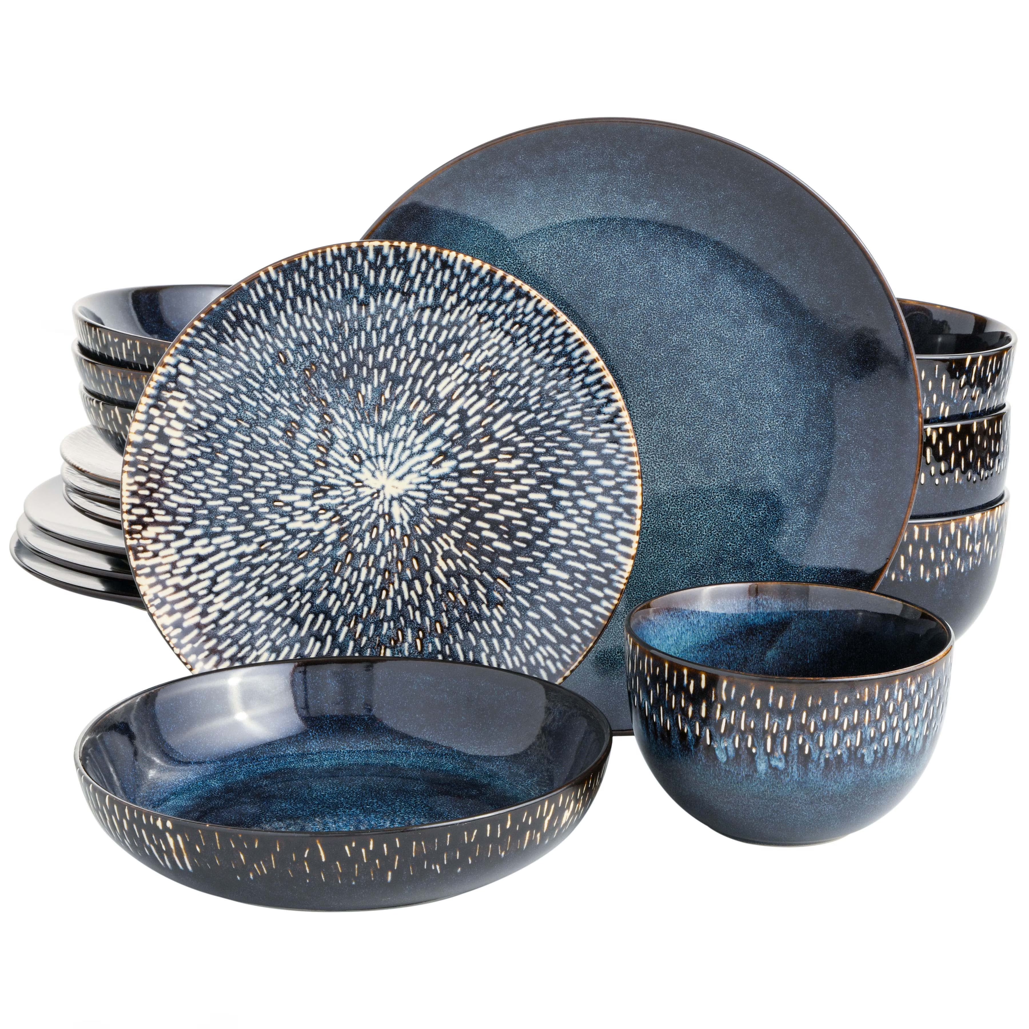 Gibson Elite Matisse 16 - Piece Dinnerware Set - Taupe