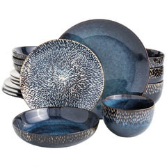 Gibson Elite Matisse 16 - Piece Dinnerware Set - Taupe