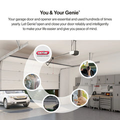 Genie Chain Drive 750 3/4 Hpc Garage Door Opener W/Battery Backup - Heavy Duty