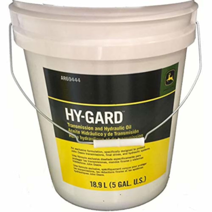 John Deere Hy - Gard Transmission and Hydraulic Oil 5 Gallon Bucket - AR69444, 1