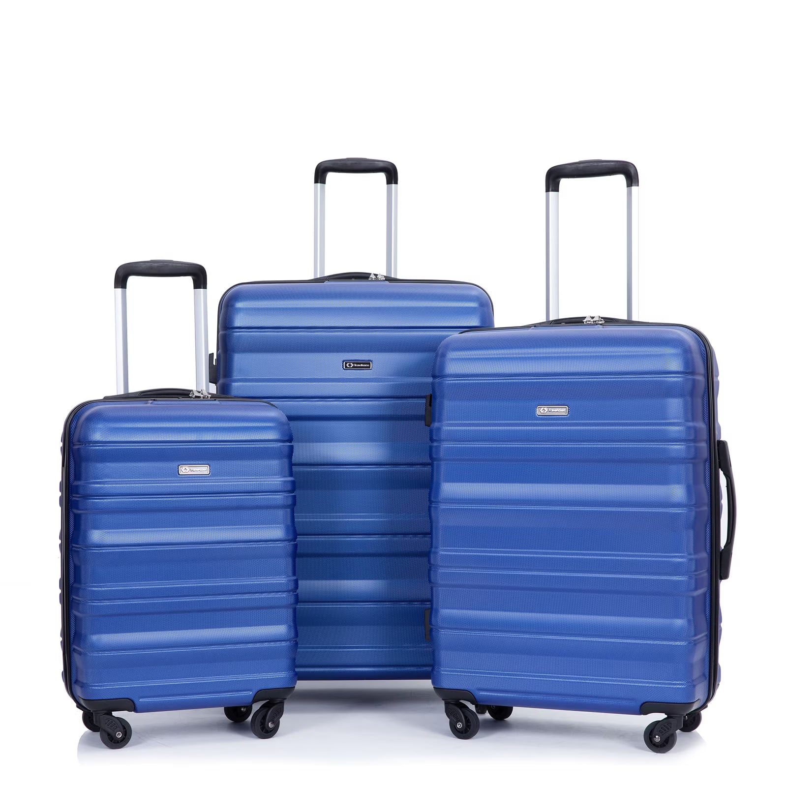 Tripcomp Hardside Luggage Set 3 - Piece Set (21/25/29) Lightweight Suitcase 4 - Wheeled Suitcase Set(Purple)
