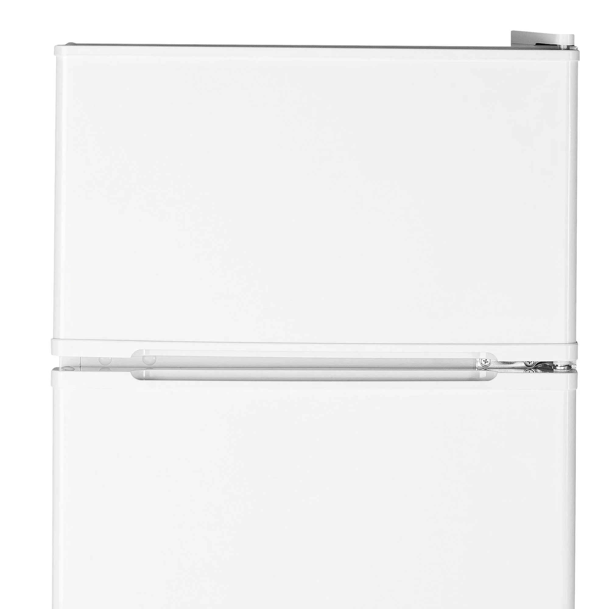 GE Appliances 3.1 Cu. Ft. Freestanding Double Door Compact Refrigerator, Steel