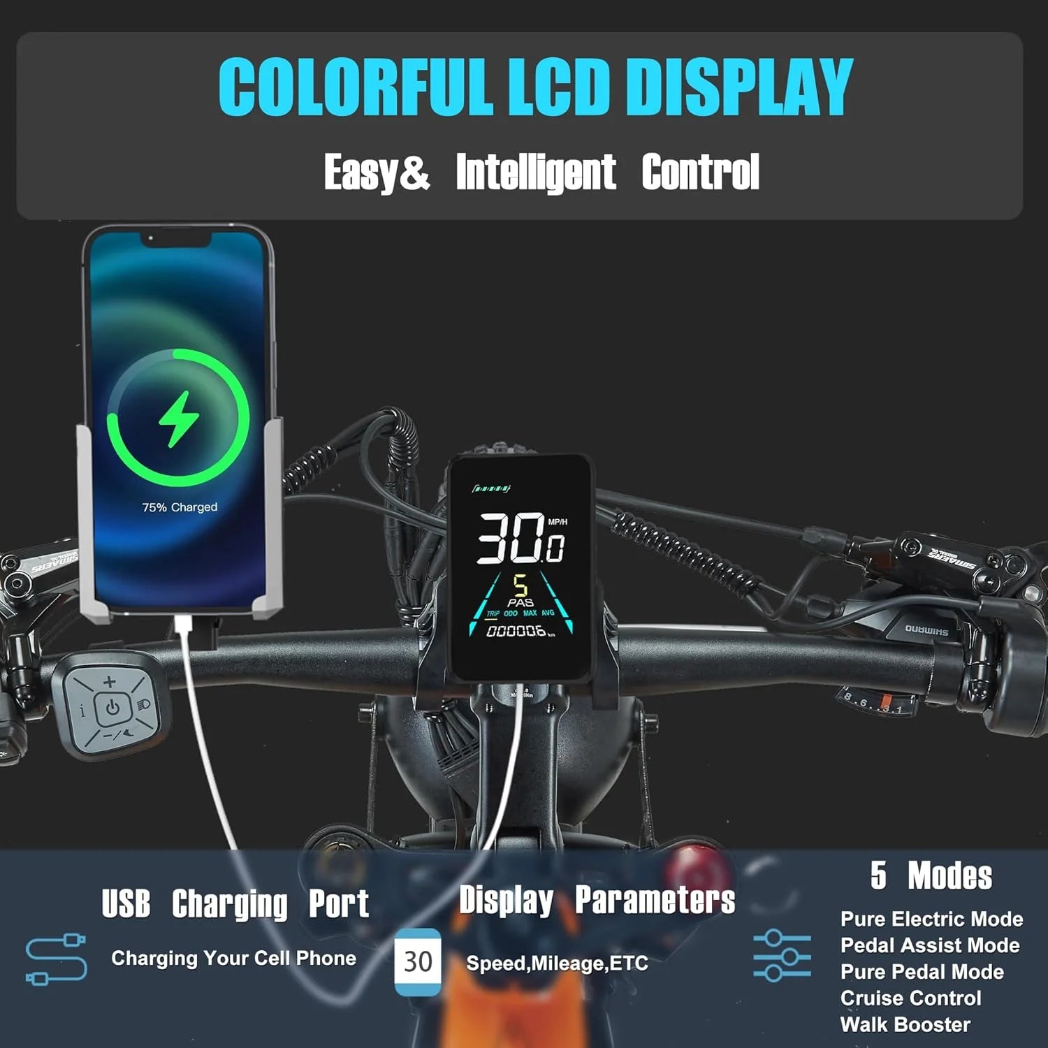 Electric Bike for Adults 26'', 1000W E - Mountain Bike 48V 30/20ah UL2849 Removable Battery, Fat Tire Ebike up to 30MPH Off Road Beach Snow Electric Bicycles Full Suspension & Dual Hydraulic Disc Brakes