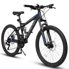 27.5 - Inch Mountain Bike for Adults | 21 - Speed Trail & City Bicycle with Disc Brakes | Gray