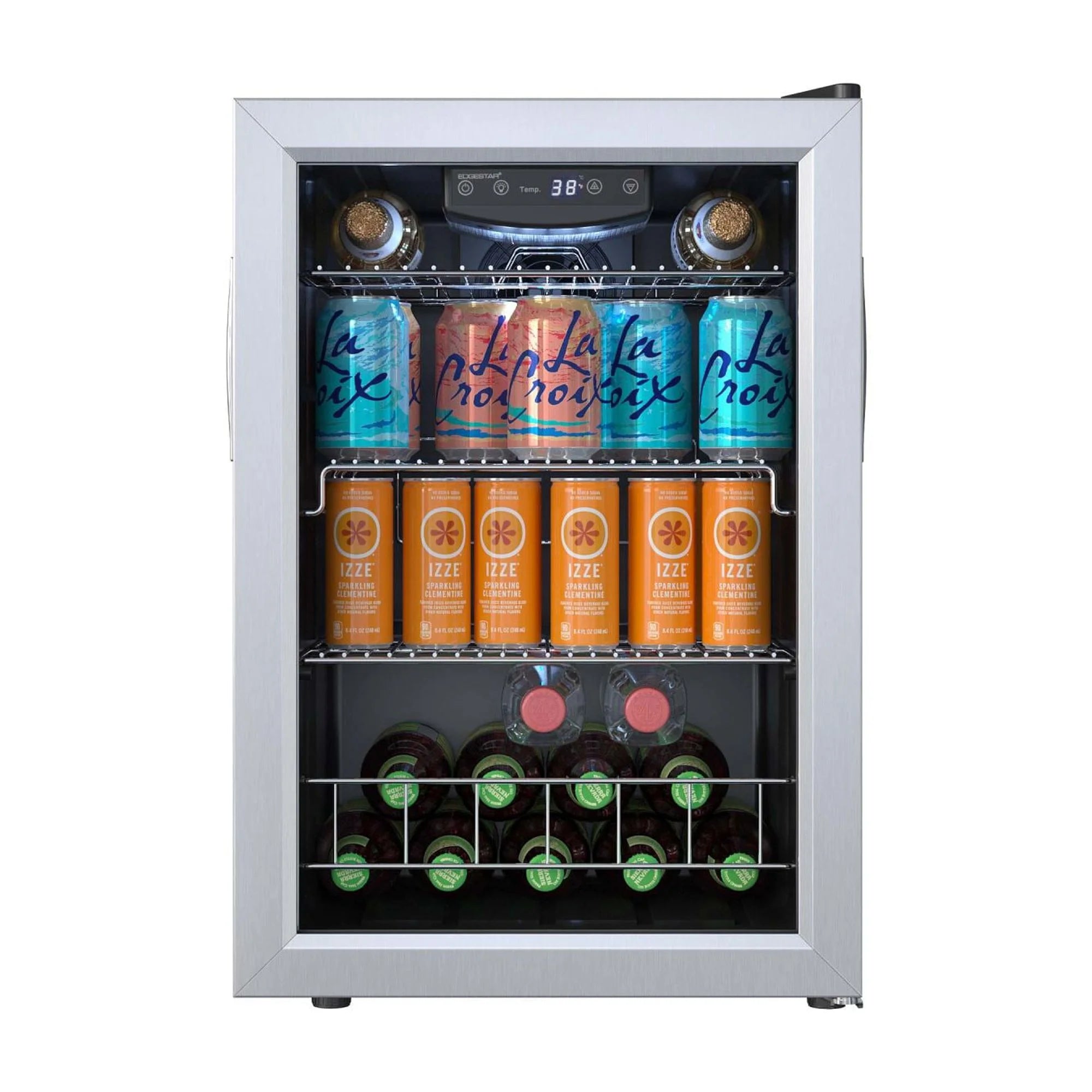 Edgestar Bwc91 17" Wide 80 Can Capacity Extreme Cool Beverage Center - Stainless Steel