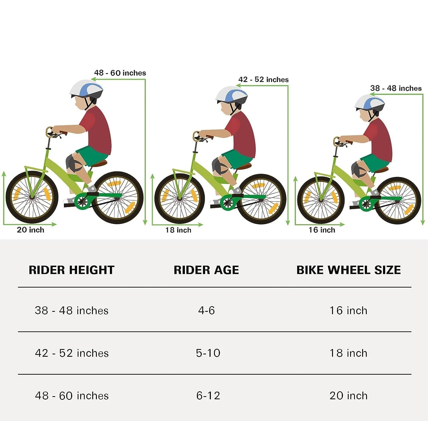 Kids Bike Boy Bicycle 20 in for Children Age 6 - 12 Years Old Height 48 - 60 in Toddler Cycling Dual Hand Brakes Black Sport Outdoor Bikes